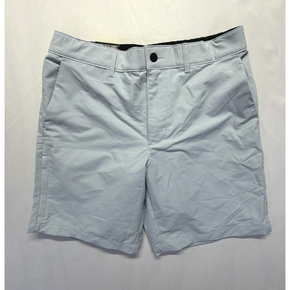 Gerry Techβ Chino Shorts Mens 32 Light Gray UV Protection Casual Everyday Wear